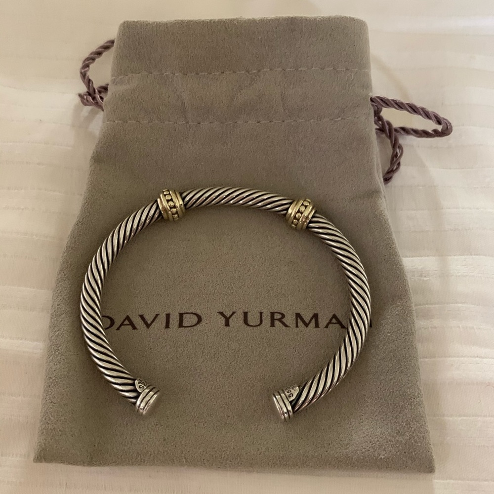 😍😍David Yurman Sterling 14K bracelet 😍😍